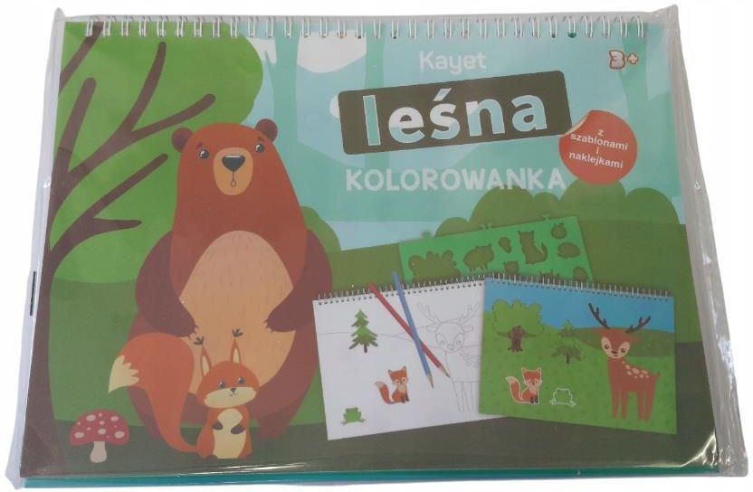 Zdjęcie Malowanki Kolorowanki Książeczka Aktywności Leśna - Puławy