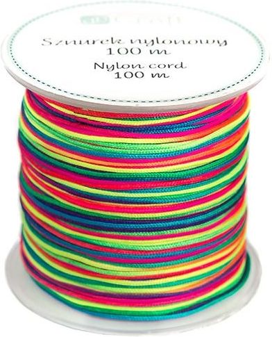 Zdjęcie Dpcraft Sznurek Nylonowy Tęczowy 0,8Mm 100M Dp Craft Cedr015 - Ostroróg
