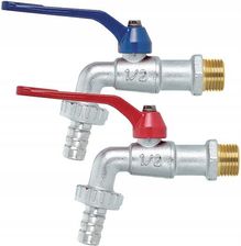 Zdjęcie Bradas Zawór Czerpalny Z Rączką Z Końcówką Na Wąż Garden Gp 2110 1/2" - 3/4" Gz Pn 34 - Września