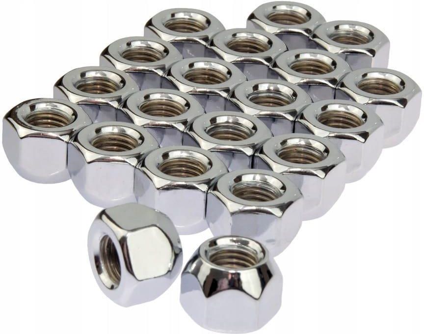 Zdjęcie Pph Sobimax Nakrętki Srebrne Do Kół Felg Stalowych Toyota Mazda Mitsubishi Kpl. 24 Szt. - Dzierżoniów