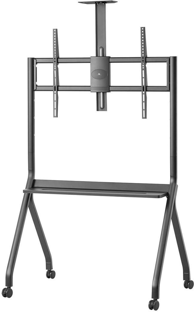 Zdjęcie Maclean Wózek Do Tv, Półka Na Kamerę, Kółkach, 55-100", Max. Obciążenie 120Kg/10Kg Półka, Vesa 900X600 Mc-114 B (MC114B) - Biała Piska