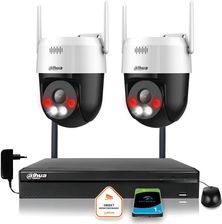 Zdjęcie Dahua Zestaw Monitoringu Ip Bezprzewodowa 2 Kamery 5Mpx P5Ae-Pv I Rejestrator Z 1Tb (Z49644O2) - Czechowice-Dziedzice