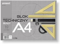 Zdjęcie Blok Techniczny Biały Premium A4/10 Arkuszy - Chocianów