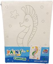 Zdjęcie Sonem Zestaw Malarski Płótno + Farbki Konik Morski - Nowe Brzesko