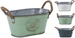 Zdjęcie Koopman Osłonka Metalowa Ribbed Mix Kolorów 24x14x12cm - Radomsko