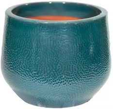Zdjęcie Cieślak Donica Ceramiczna Okrągła Portly Cld Dimples Zielona 18x15cm - Zelów