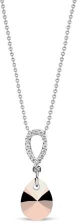 Zdjęcie Spark Crystal Jewellery Naszyjnik SPARK Pear Drop Rose Gold NC612810RG - Jarocin