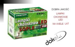 Lampki Choinkowe SOPLE LED Zewnętrzne Kolor Mix - zdjęcie 1