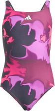 Zdjęcie adidas Kostium Kąpielowy Tie Dye V-Back Kids Białe - Twardogóra