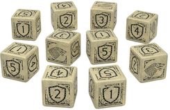 Zdjęcie Q-Workshop Komplet kości D6 Gra o Tron - Stark - Biskupiec