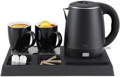 Zdjęcie Adler Hotelowy Zestaw Powitalny Ad1387 Czajnik Elektryczny 1L, Taca I 2 Kubki Ceramiczne - Mielec