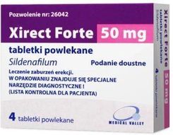 Zdjęcie Medical Valley Invest Ab Xirect Forte 50mg 4tabl. - Łaskarzew
