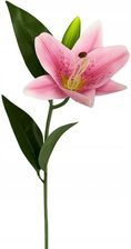 Zdjęcie Hurt 7&7 Sztuczny Kwiat Lilia Różowa 47Cm Dekoracyjna Gałązka O Realistycznym Wyglądzie - Nakło nad Notecią
