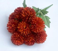 Zdjęcie Hurt 7&7 Bukiet Chryzantem Herbacianych 42Cm 9 Kwiatów Sztucznych - Koronowo