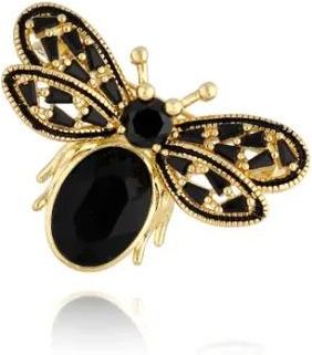 Zdjęcie By Dziubeka Broszka z czarnym motylem Prado BRMI0197  - Skwierzyna