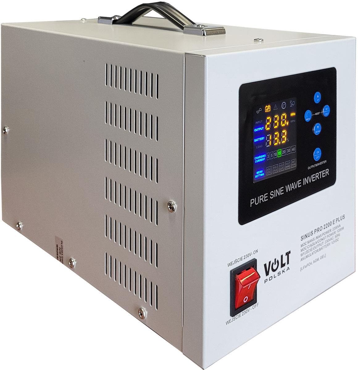Zdjęcie Zasilacz Volt Sinus Pro 2200E 1200VA/2200W - Dębica