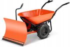 Baumr-Ag Taczka Elektryczna Budowlana Koleba Ogrodowa 2W1 120 L 300 Kg 40 V