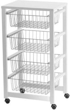 Zdjęcie Arredamenti Wózek Kuchenny Gineherone Biały 83x46cm - Brzesko