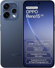 OPPO Reno 15 5G 8/512GB Granatowy
