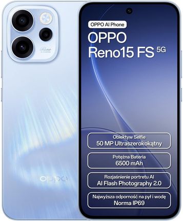 OPPO Reno 15 FS 5G 8/512GB Niebieski