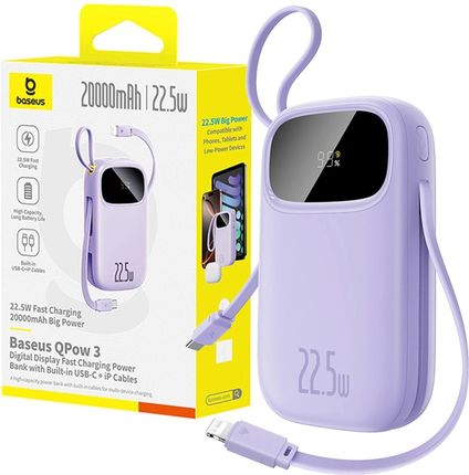 Baseus Powerbank 20000 Mah 22 5W Usb C A