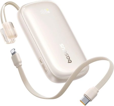 Baseus Powerbank 10000 Mah 22 5W Usb C A Odpinany Kabel Lightning