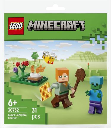LEGO Minecraft 30732 Potyczka Alex przy ognisku