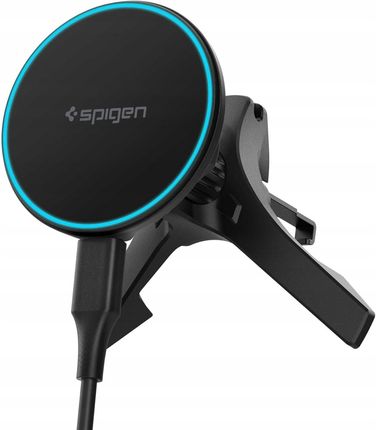 Spigen Ev15Maq Essential Magnetic Magsafe Vent Car Mount Wireless Charger 15W Qi2 Black