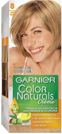 Garnier Color Naturals Creme odżywcza farba do włosów 8 Jasny blond - zdjęcie 3