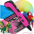 DŁUGOPIS 3D Dla Dzieci Zestaw i WKŁADY PLA 110 METRÓW DRUKARKA 3 D PEN