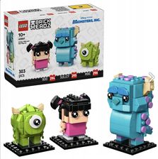 LEGO BrickHeadz 40861 Figurki Sulley’ego, Mike’a i Boo