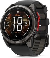 Garmin Fenix 8 Pro 51mm Microled Sapphire Carbon Grey DLC Titanium Czarno Szary Pasek (100338001)