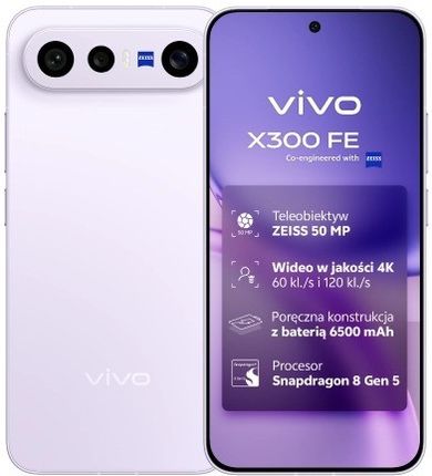 vivo X300 FE 5G 12/512GB Fioletowy