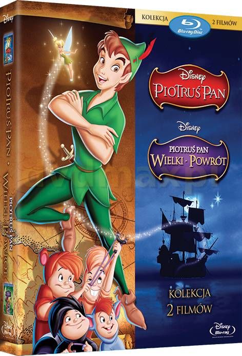 Pakiet filmowy Piotruś Pan Piotruś Pan Wielki Powrót Disney 2Blu