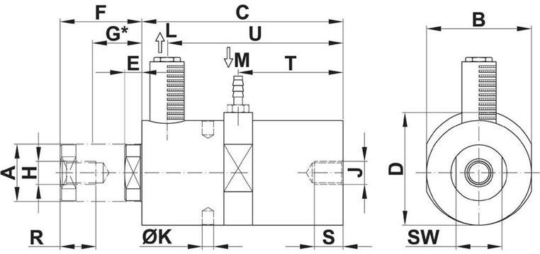 Вибратор Пневматический Шаровый