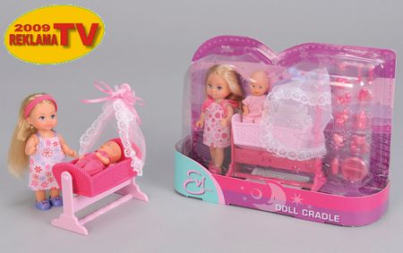 Simba Steffi Evi Z Laleczką I Kołyską 5739745 - zdjęcie 2