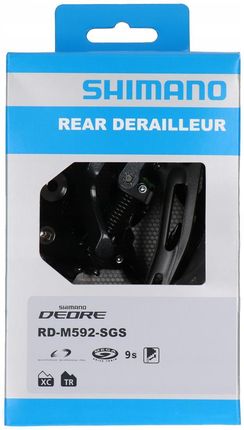 Shimano Przerzutka Tylna Deore Rd-M592 Czarny Długi Wózek - Sgs / 45T - zdjęcie 3