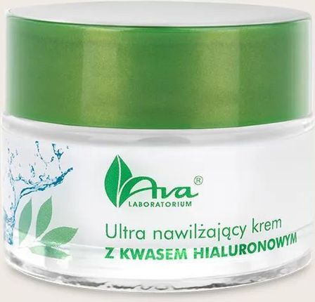 Krem AVA LABORATORIUM Twarz i Ciało Ultra nawilżający z kwasem hialuronowym na dzień i noc 50ml - zdjęcie 2