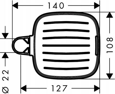 Hansgrohe Cassetta E 26519000 - zdjęcie 2