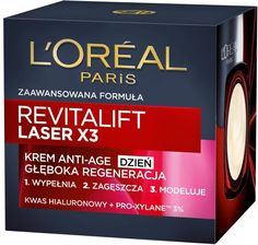 Krem do twarzy Krem L’Oreal Paris Revitalift Laser X3 anti-aging o potrójnym działaniu na dzień 50ml - zdjęcie 1