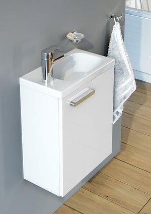 Ravak korpus szafki SD 400 Chrome biały połysk X000000538 - zdjęcie 3