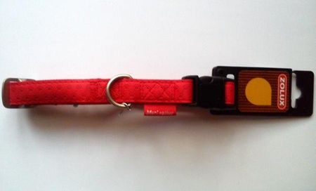 Zolux Muscat Obroża regulowana Mac Leather 15mm czerwona (522035RO) - zdjęcie 2