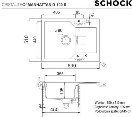 Schock Manhattan D-100S Onyx - zdjęcie 2