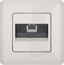 Zdjęcie Legrand Gniazdo Telefoniczne Rj12 Pojedyncze Cariva Kremowy IP20 8x8x3,5cm - Gdynia