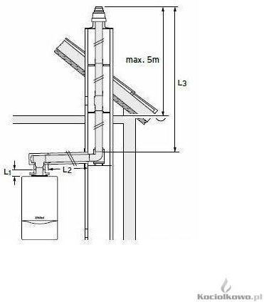 Vaillant pionowy podstawowy zestaw przyłączeniowy, koncentryczny do szachtu (303920) - zdjęcie 3