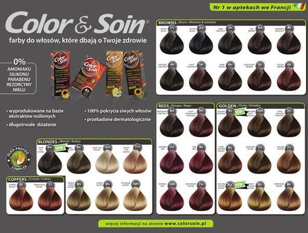 COLOR&SOIN Farba do włosów 1N hebanowa czerń 135ml - zdjęcie 2