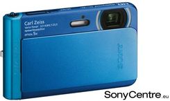 Aparat cyfrowy Sony Cyber-shot DSC-TX30 Niebieski - zdjęcie 1