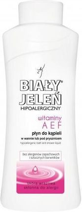 Biały Jeleń Hipoalergiczny Płyn Do Kąpieli Z Witaminami A,E,F 750 ml - zdjęcie 2
