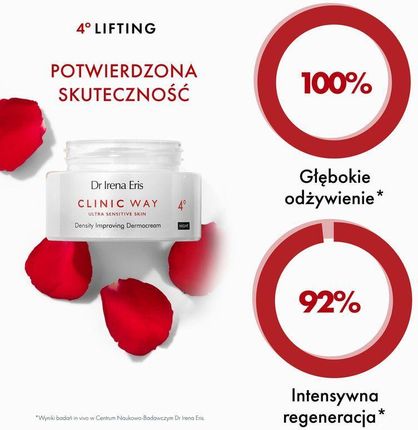 Krem Dr Irena Eris LIFTING PEPTYDOWY Dermokrem przeciwzmarszczkowy 4 na noc 50ml - zdjęcie 2