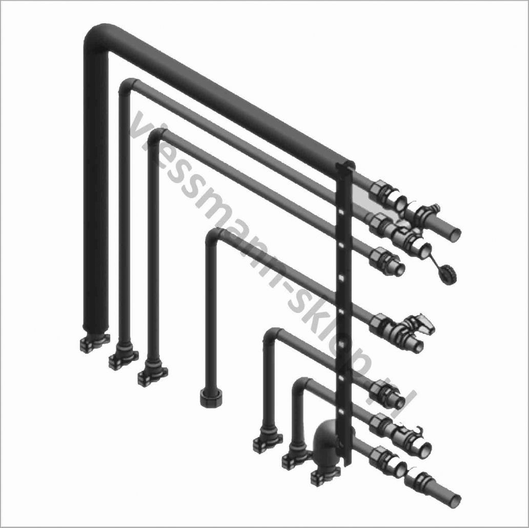 Akcesoria grzewcze Viessmann zestaw przyłączeniowy w lewo lub prawo